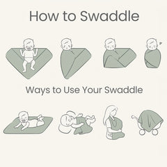 Baby Girl Newborn Receiving Blanket with Headband Set Baby Swaddle