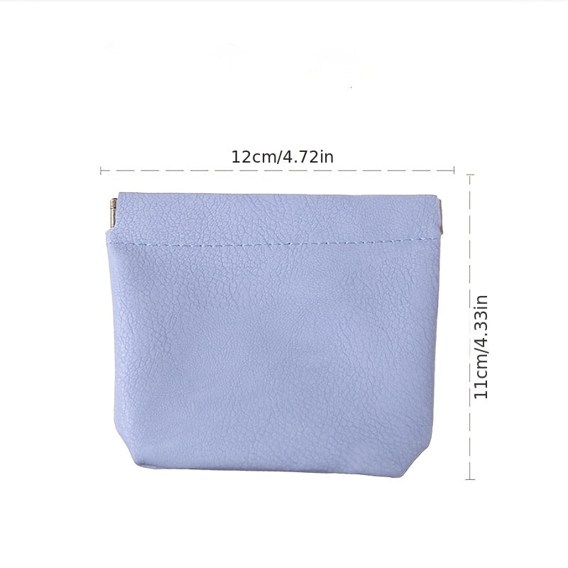 Waterproof Makeup Pouch Self-closing Mini Travel Storage Bag