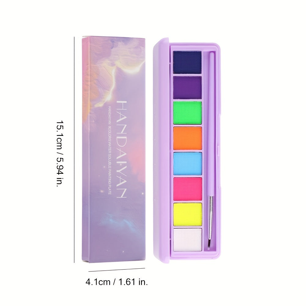 UV Glow Neon Water Activated Eyeliner Palette