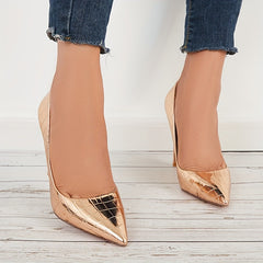 Women's Sexy Pointed Toe High Heels Slip On Dress Pumps Stiletto Heels