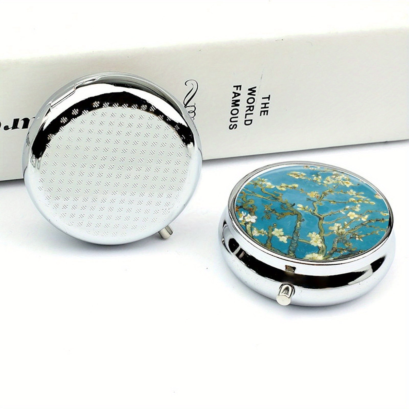 Polygala Pill Box 3 Compartment Portable Medicine Organizer Travel Pill Case