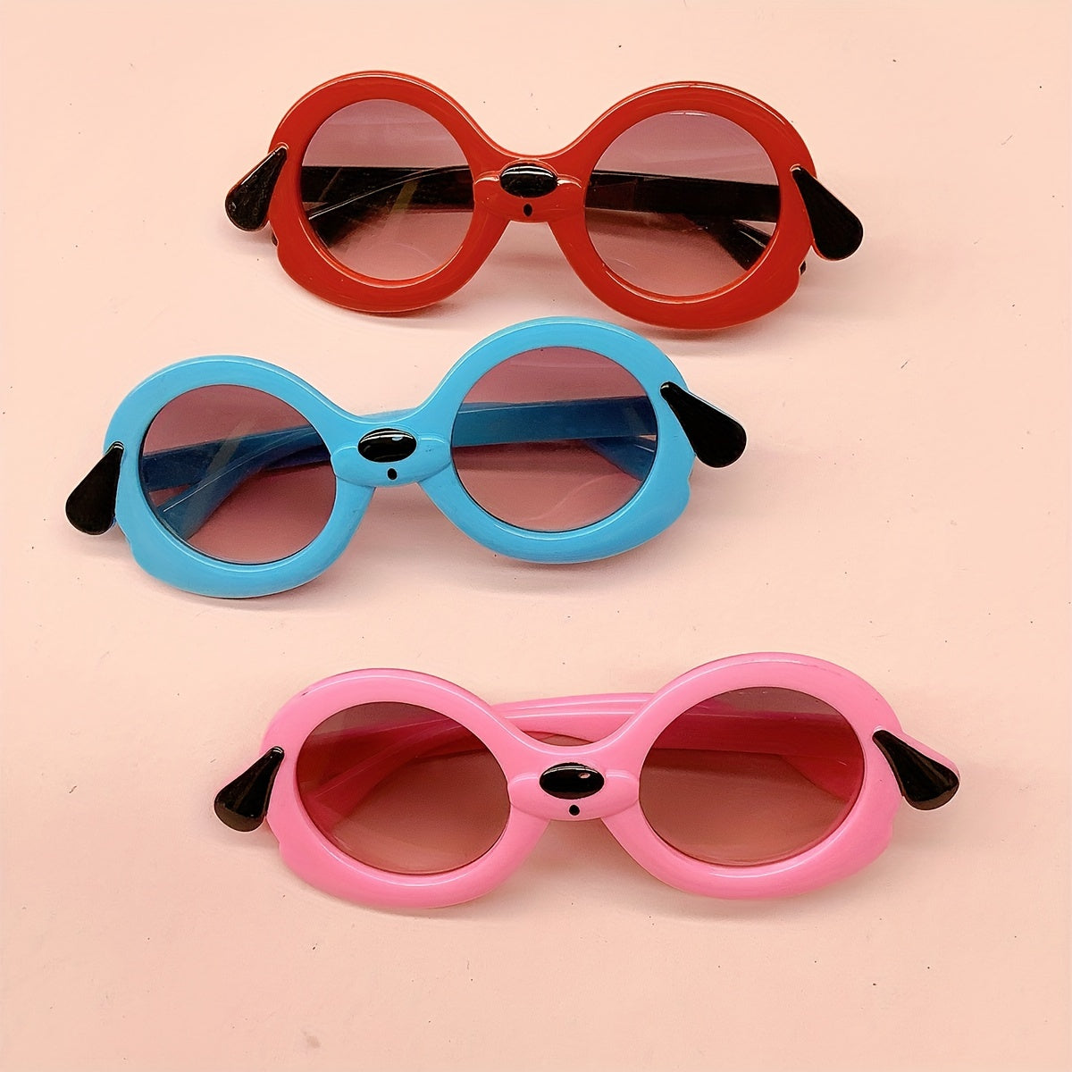 Cartoon Puppy Y2K Sunglasses for Kids