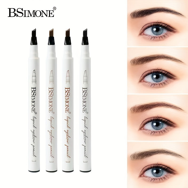 4 Colors Eyebrow Pencil Sweatproof Waterproof Natural Makeup