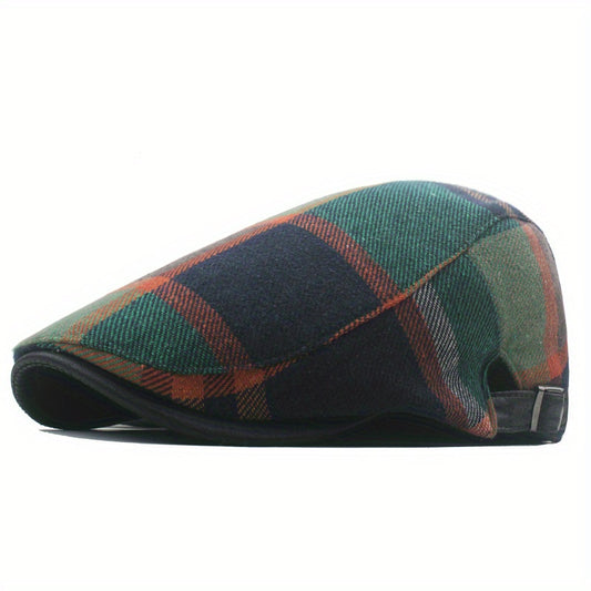 Adjustable Ear Protection Newsboy Cap for Middle aged Dad Men Women