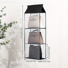 8 Pockets Hanging Bag Organizer Closet Wardrobe Storage Bag