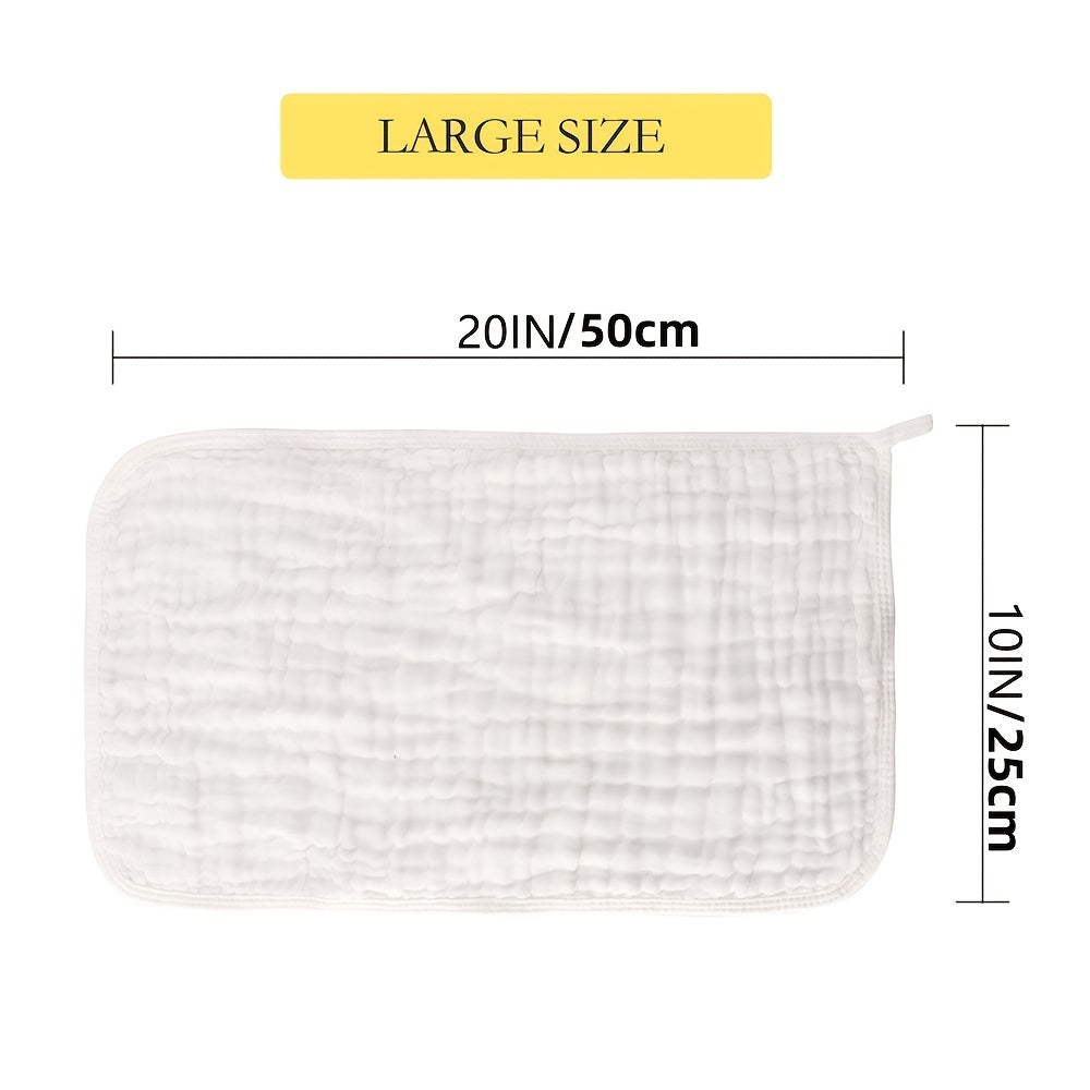 6 Pack Muslin Burp Cloths Baby Burp Clothes Burp Rags For Boy Girls Muslin Bibs