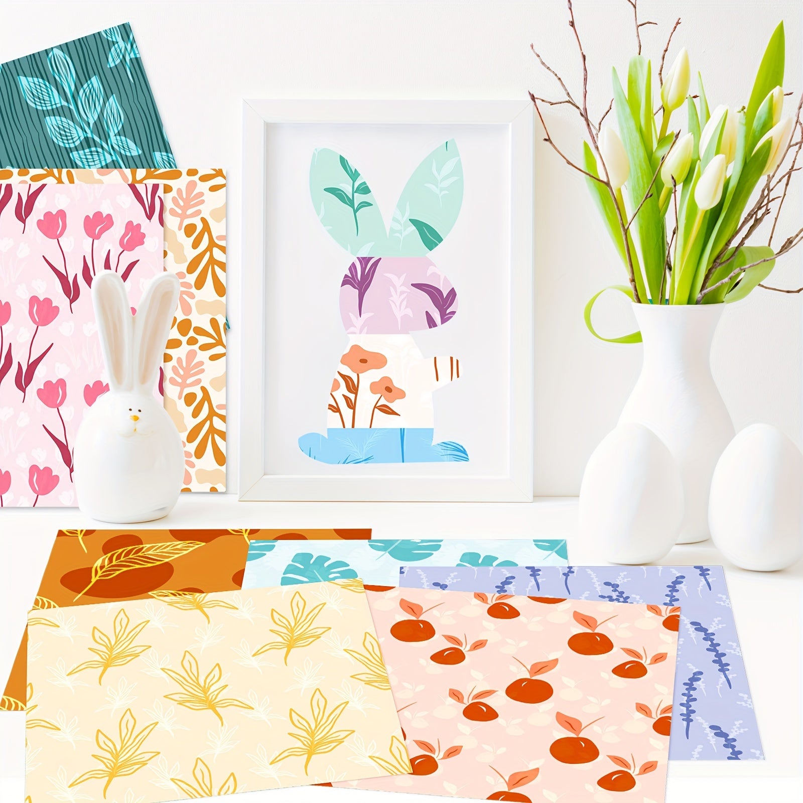 Bohemian Plant Series Paper Set for DIY Scrapbook Album Art Card