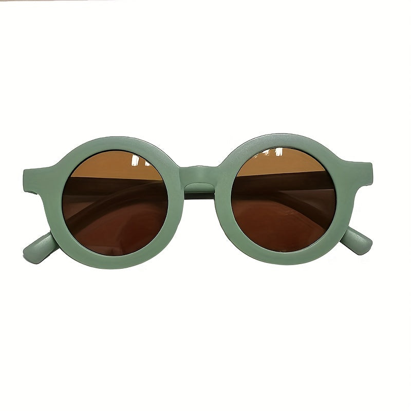 Round Frame Sunglasses for Girls Boys Kids Baby