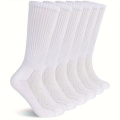 6 Pairs Bamboo Non Binding Diabetic Socks Breathable Seamless Toe Stocking