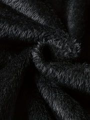 Vintage Plaid Hooded Jacket Men's Zip Up Coat Fall Winter