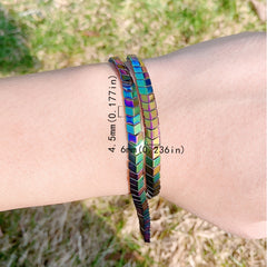 100pcs Arrow Rainbow Hematite Loose Beads for Jewelry Making