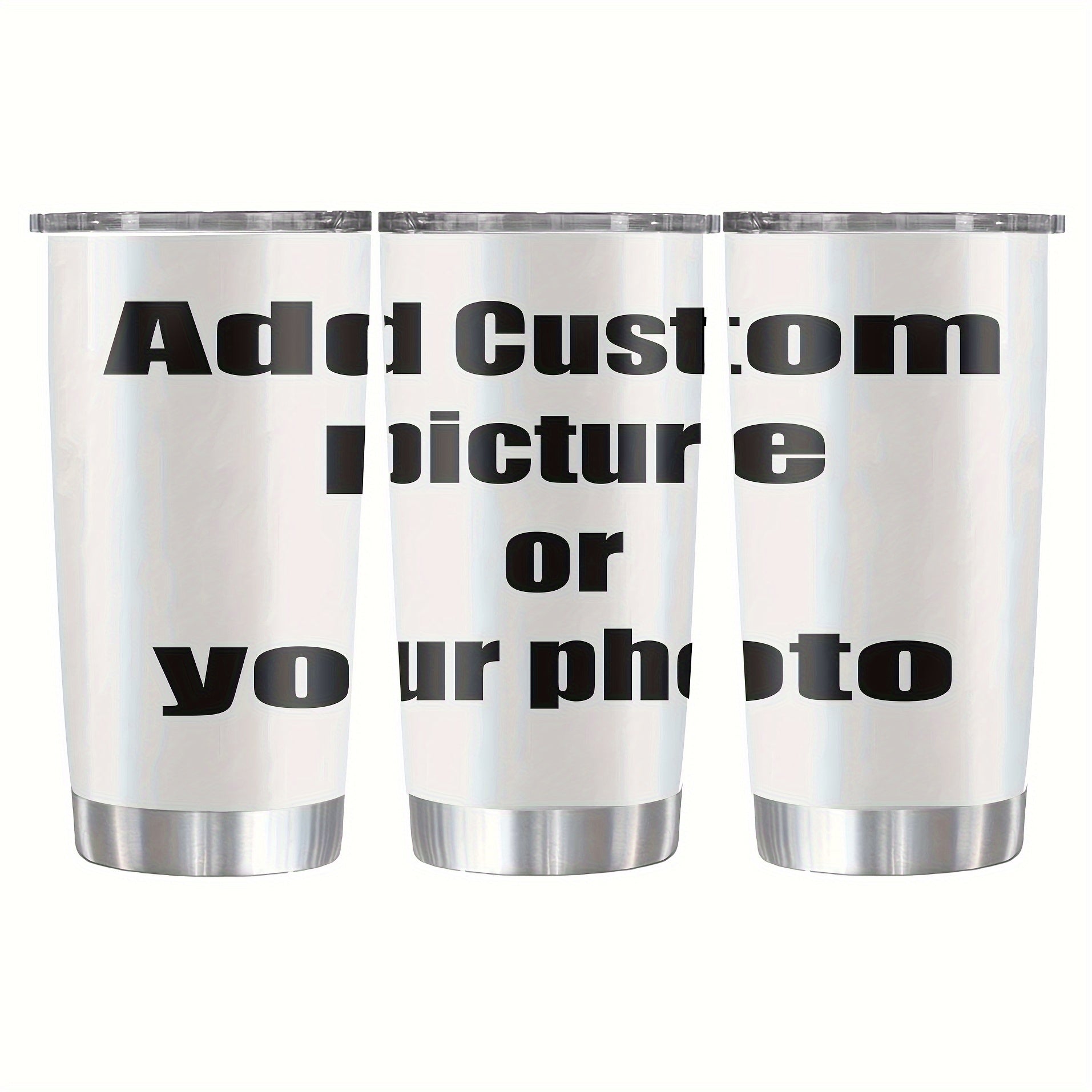 Custom Photo 20oz Stainless Steel Travel Mug - Halloween Hanukkah C