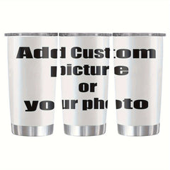 Custom Photo 20oz Stainless Steel Travel Mug - Halloween Hanukkah C