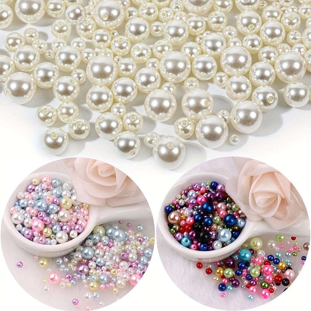 Ivory Pearl Craft Beads Loose Pearls For Jewelry Making