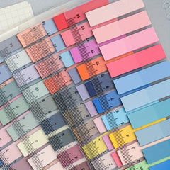 8 Sets PET Sticky Notes 200 Index Tabs Label Paper Indicators