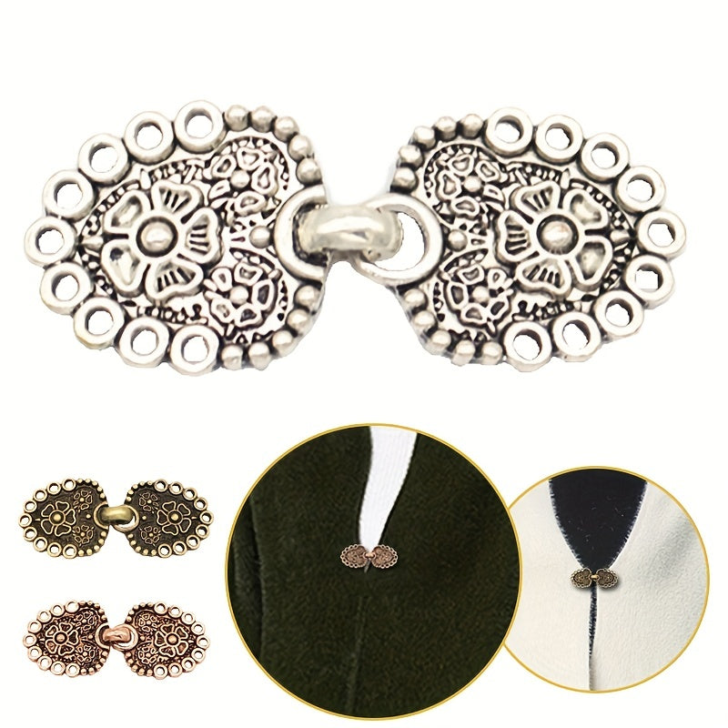 Vintage Scarf Pin Sweater Buckle Boho Metal Clip Shawl Brooch Jewelry