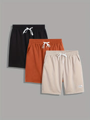 Classic Casual Cotton Drawstring Shorts for Summer