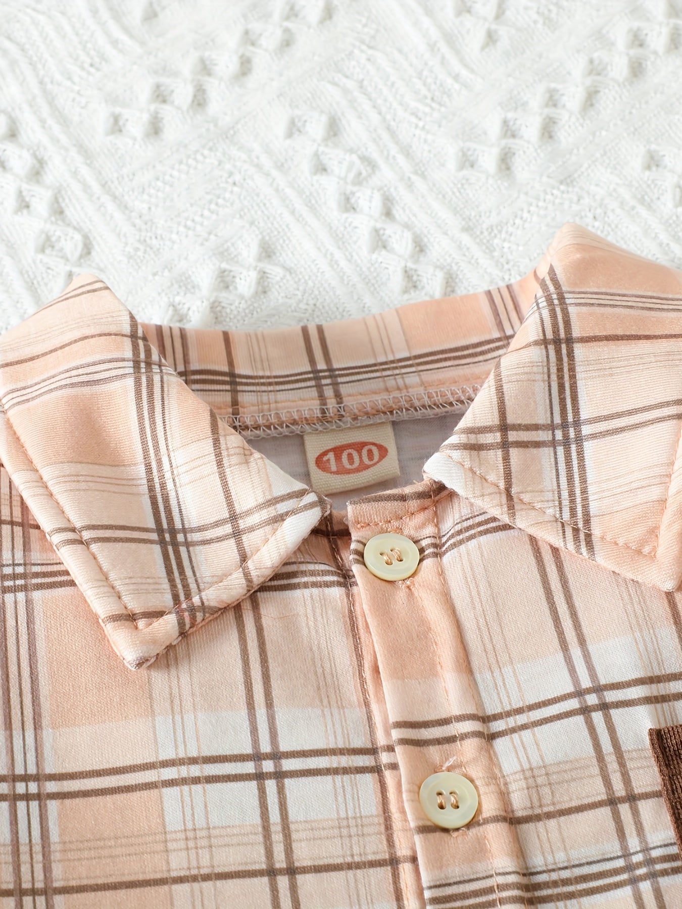 2pcs Boys Plaid Shirt&Shorts Set Summer Kids Clothing