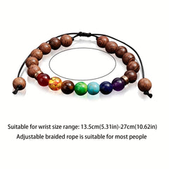 7 Chakra Reiki Healing Bracelet Energy Yoga Beads Bangle