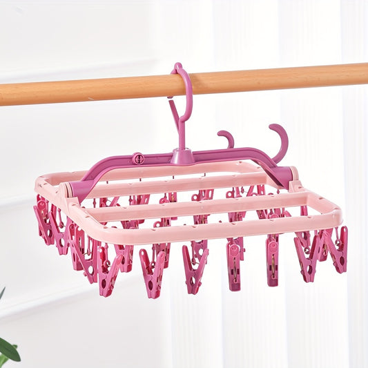 Multi-Functional Plastic Clothes Hangers for Indoor Balconies