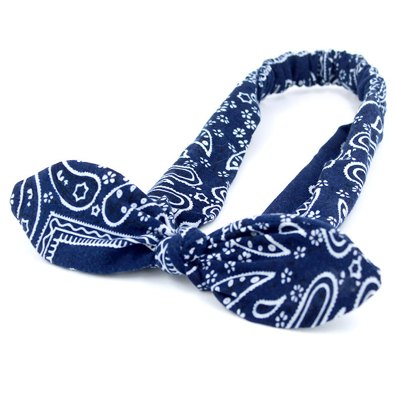 Vintage Boho Cross Knot Elastic Hairbands Non Slip Headbands