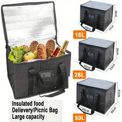 Large Food Insulated Bag Pizza Takeaway Thermal Warm Cold Bag Ruck