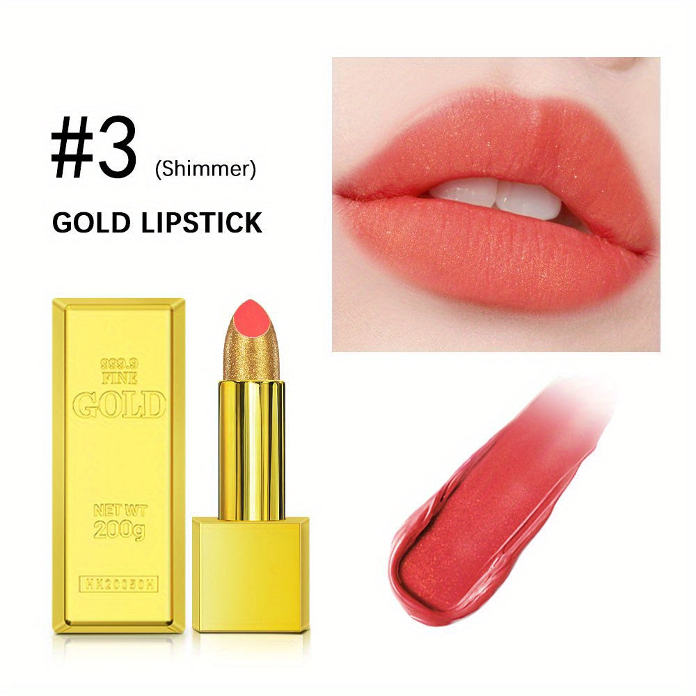 Waterproof Brick Lipstick Matte Velvet Feel