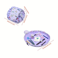 Lazy Drawstring Cosmetic Pouch Bag Portable Makeup Toiletry Kit Organizer