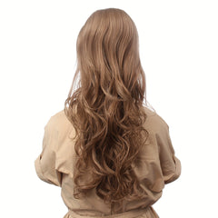 Curly Ponytail Extension Highline Brown Mix Blonde