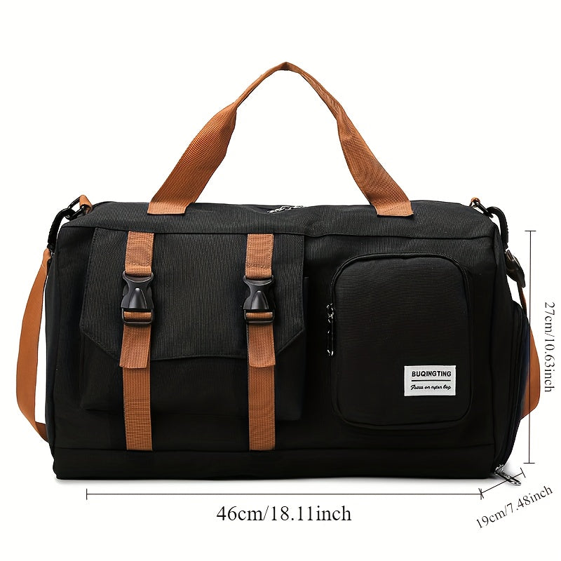Large Travel Bag with Shoe Compartment