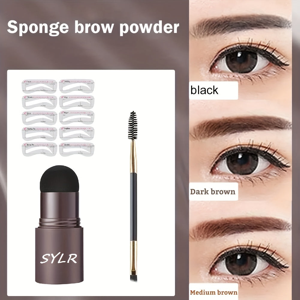 Waterproof Eyebrow Stamp Set Light Brown