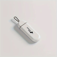 Compact 3 Compartment Pill Organizer Portable Pill Box with Lanyard