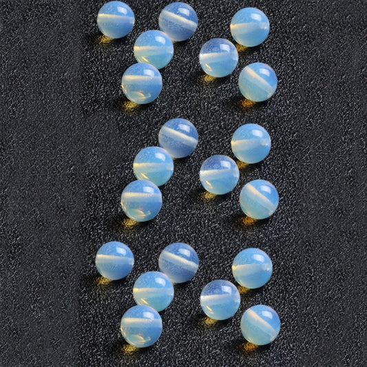 20Pcs Opalin Crystal Round Beads DIY Bracelet Jewelry Accessories