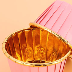 30pcs Pink Golden Muffin Cups Cake Mould Set