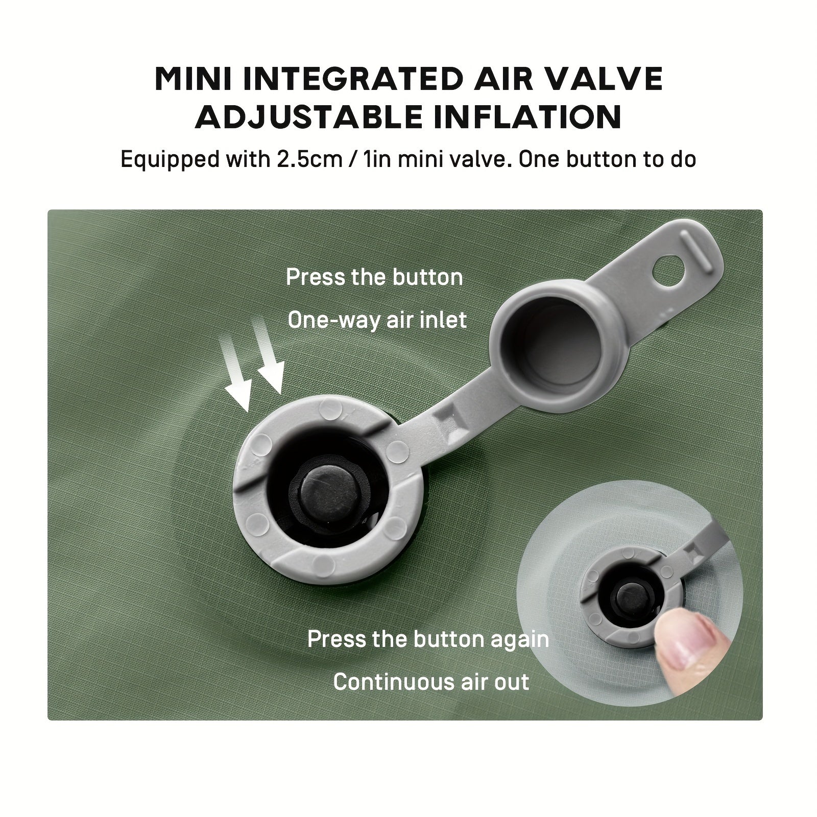 ETROL Inflatable Cushion for Camping and Travel with Support for Office and Home