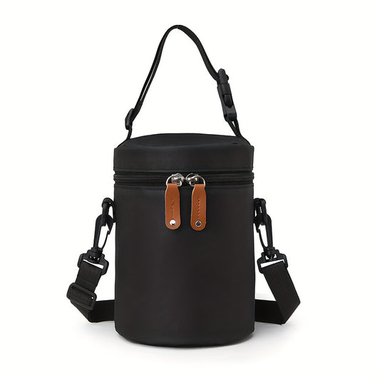 Grey Insulated Breastmilk Cooler Bag for Nursing Moms