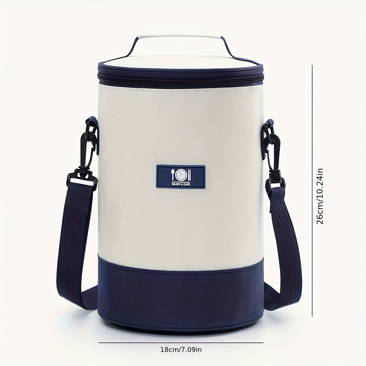 6L Insulated Lunch Bag Durable Oxford Cloth Leak Proof Cooler Tote