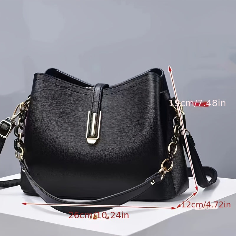 Stylish Crossbody Bag with Chain Strap for Women