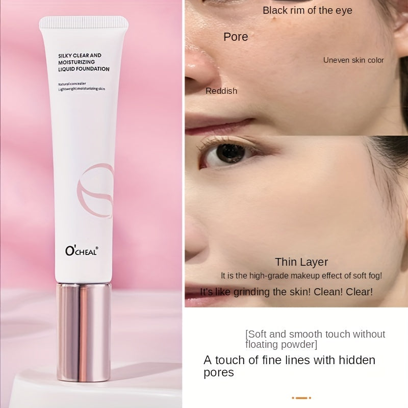 Moisturizing Liquid Foundation for Dry Skin Full Coverage