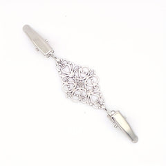 Retro Cardigan Clip Cape Shawl Sweater Collar Duck Clip Hollow Brooch Pin