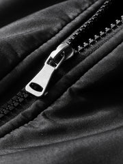 Men's Plush Winter Jacket Windproof Stand Collar