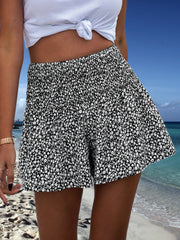 Floral Print Shorts Casual Summer Wide Leg Women's Clothing