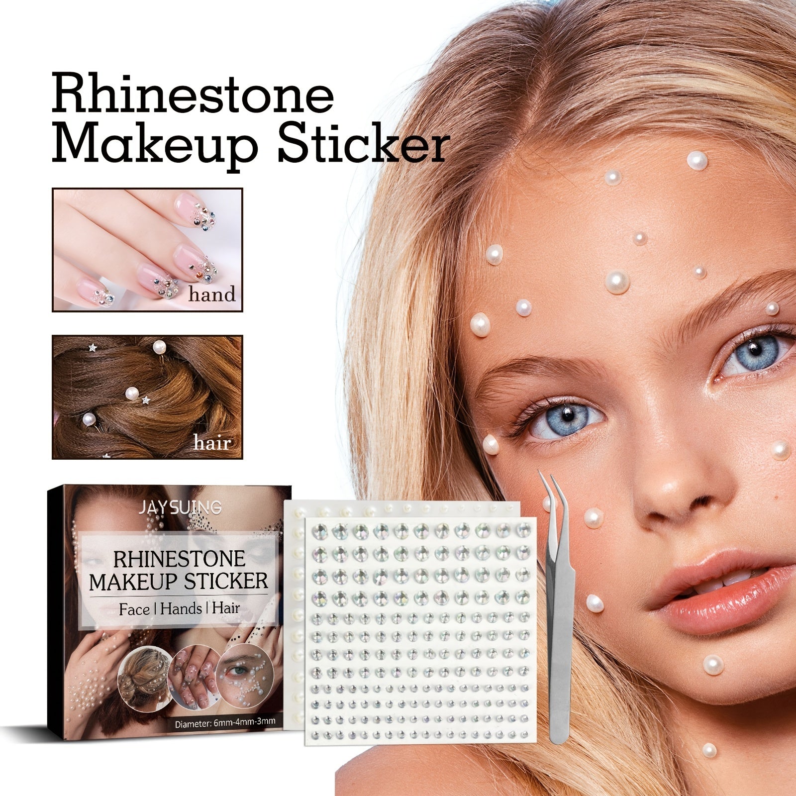 Rhinestone Makeup Stickers Body Nail Jewels Decoration