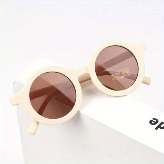 Round Frame Sunglasses UV Protection for Summer Party Outdoor Travel