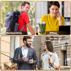 510ml Stainless Steel Coffee Tumbler with Lid