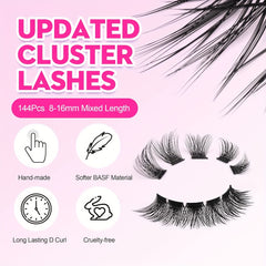 DIY Lash Extension Kit with Strong Hold Lash Bond & Seal, Tweezers