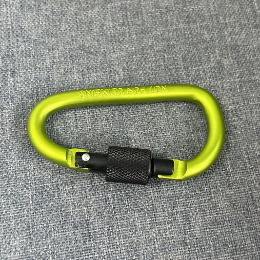 4pcs Aluminum Carabiners D Ring Key Chain Clip Outdoor Camping Hiking