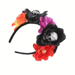 Foam Skull Headpiece Halloween Hair Hoop for Girls