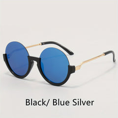 Kids Half Frame Metal Sunglasses