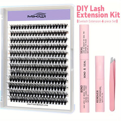 240Pcs Cluster Lashes Individual Lashes D Curling Mix 9 16mm Lash Extensions